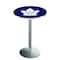 Holland Bar Stool Co 36" Stainless Steel Toronto Maple Leafs Pub Table L214S3628TorMpl - alternate 1